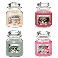 Set of 4 Yankee Candle Jar