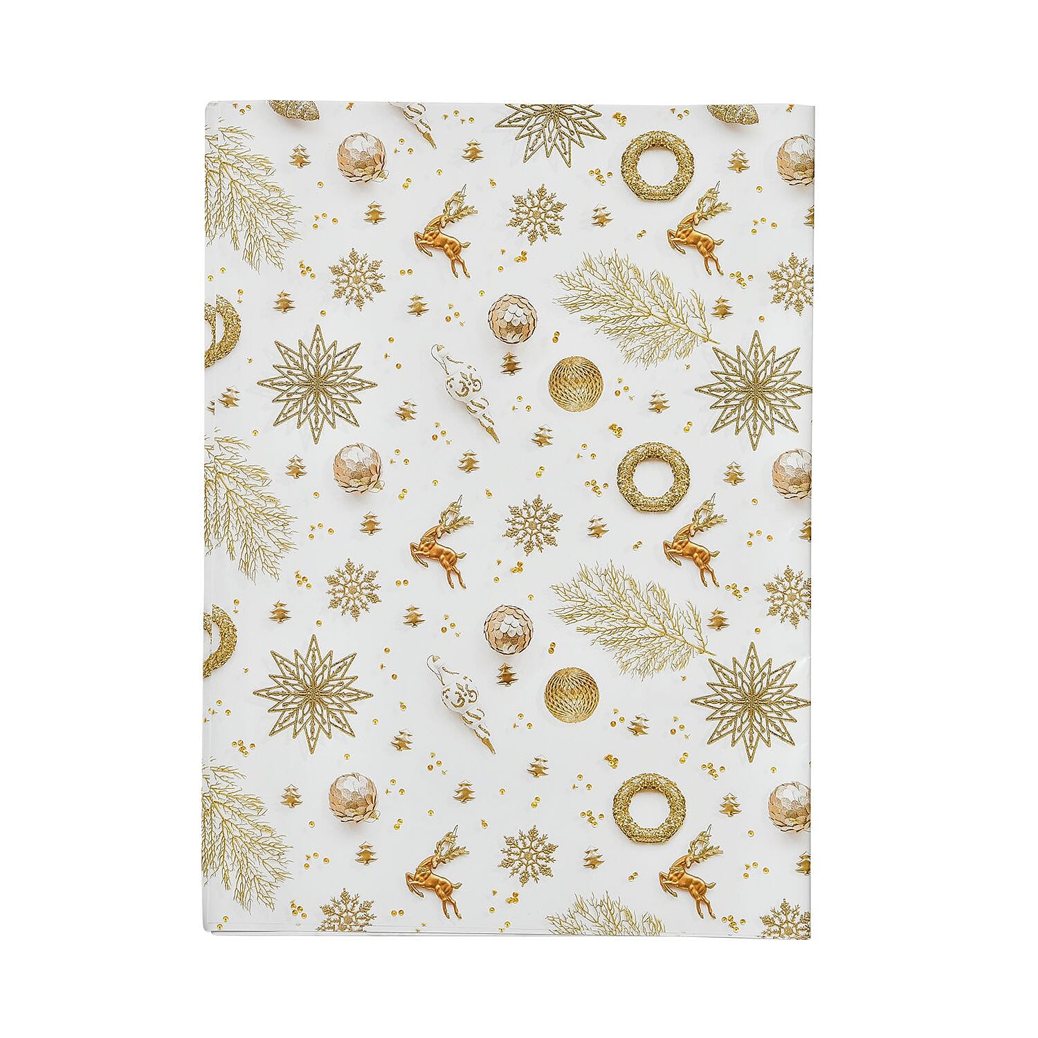 Set of 40 Pieces (10 Pieces x 4 Styles) Wrapping Papers - Multi