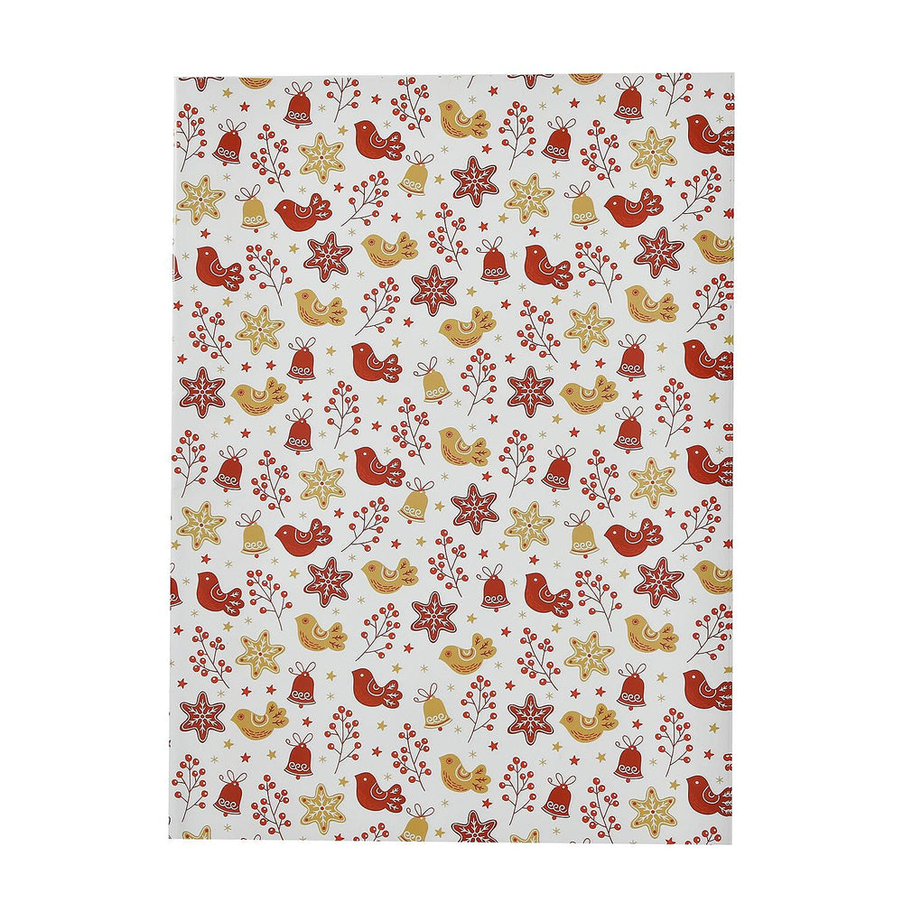 Set of 40 Pieces (10 Pieces x 4 Styles) Wrapping Papers (Size - 74x51 cm) - Multi