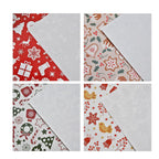 Set of 40 Pieces (10 Pieces x 4 Styles) Wrapping Papers (Size - 74x51 cm) - Multi