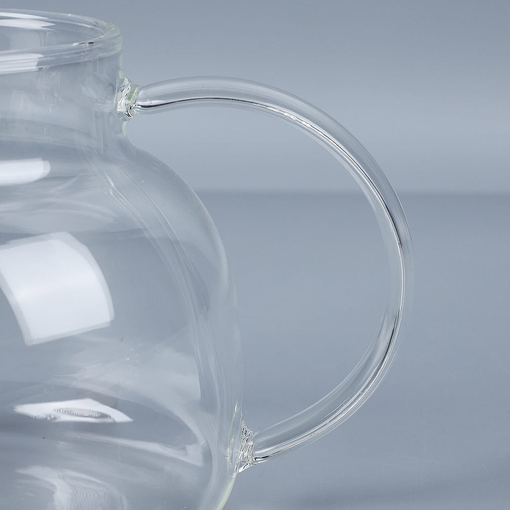 Set of 5 Teapot with 4 Cups (Teapot Size 13x13x8.5cm, Cup Size 6x6cm)