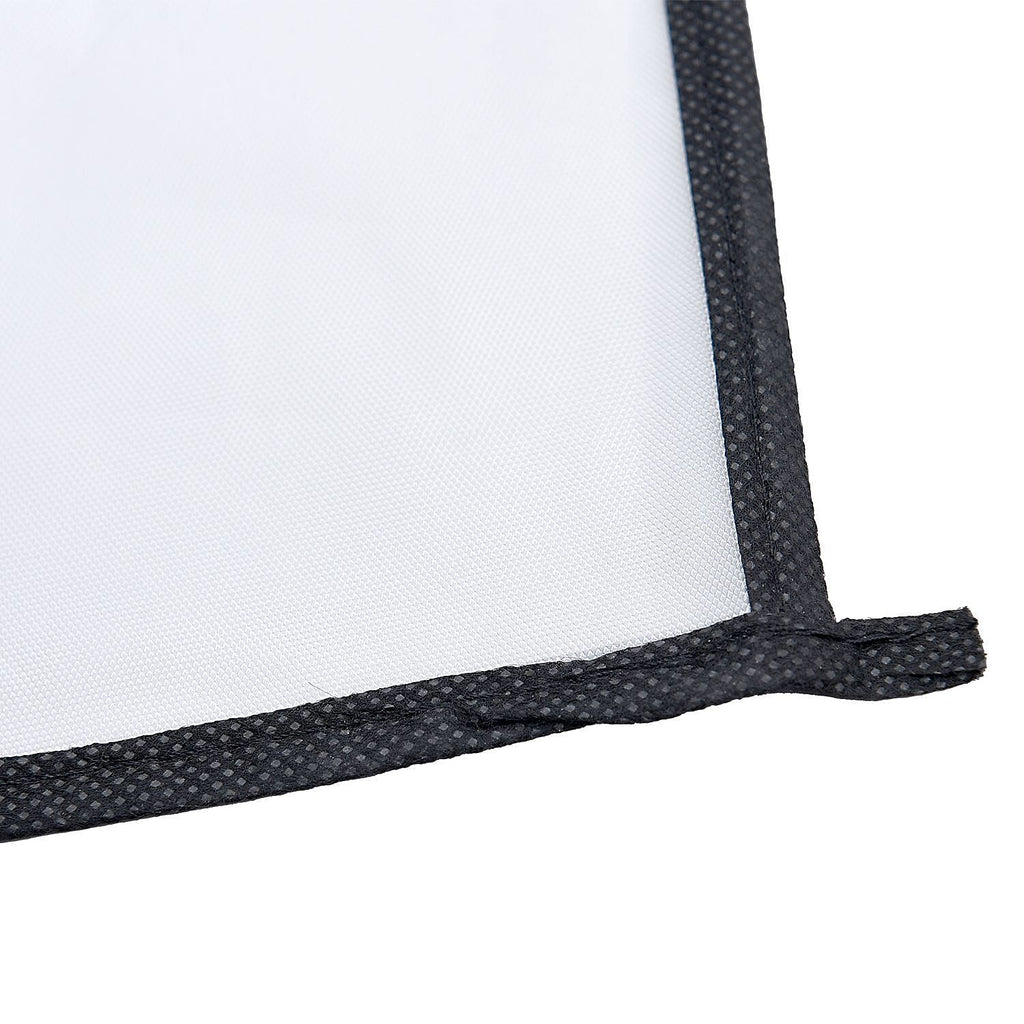 Set of 5 - Dustproof Garment Bag with Zipper (Size 120x60cm) - White