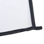 Set of 5 - Dustproof Garment Bag with Zipper (Size 120x60cm) - White