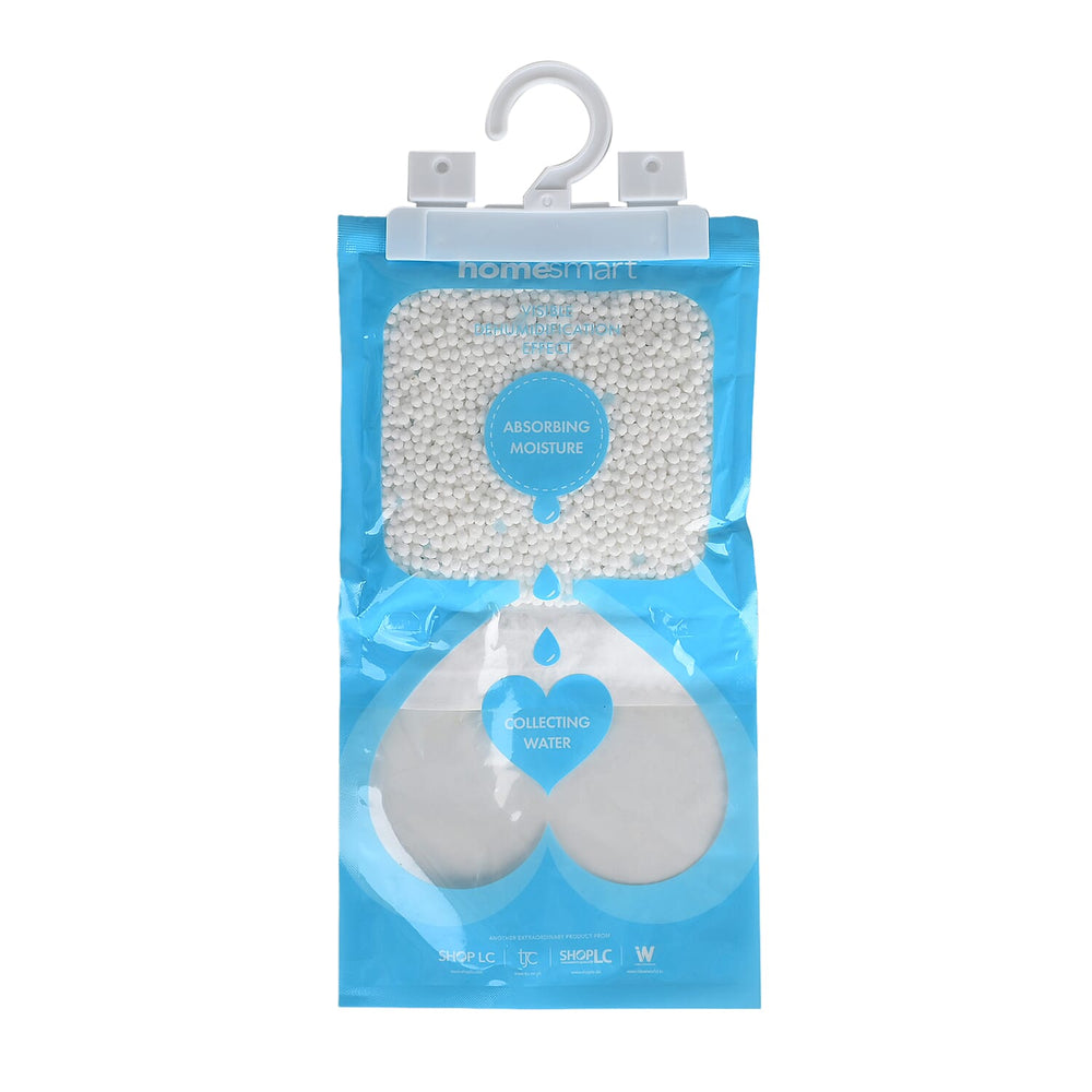 Set of 10 Homesmart Hanging Dehumidifier Bag with Fresh Linen Fragrance 220g - Blue - White
