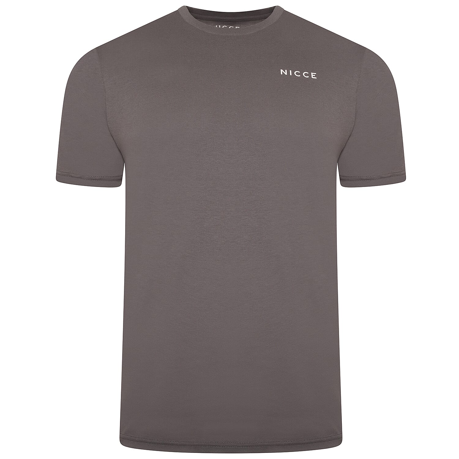 Set of 5 NICCE 100% Cotton Tee (Size S) - Earth Stone
