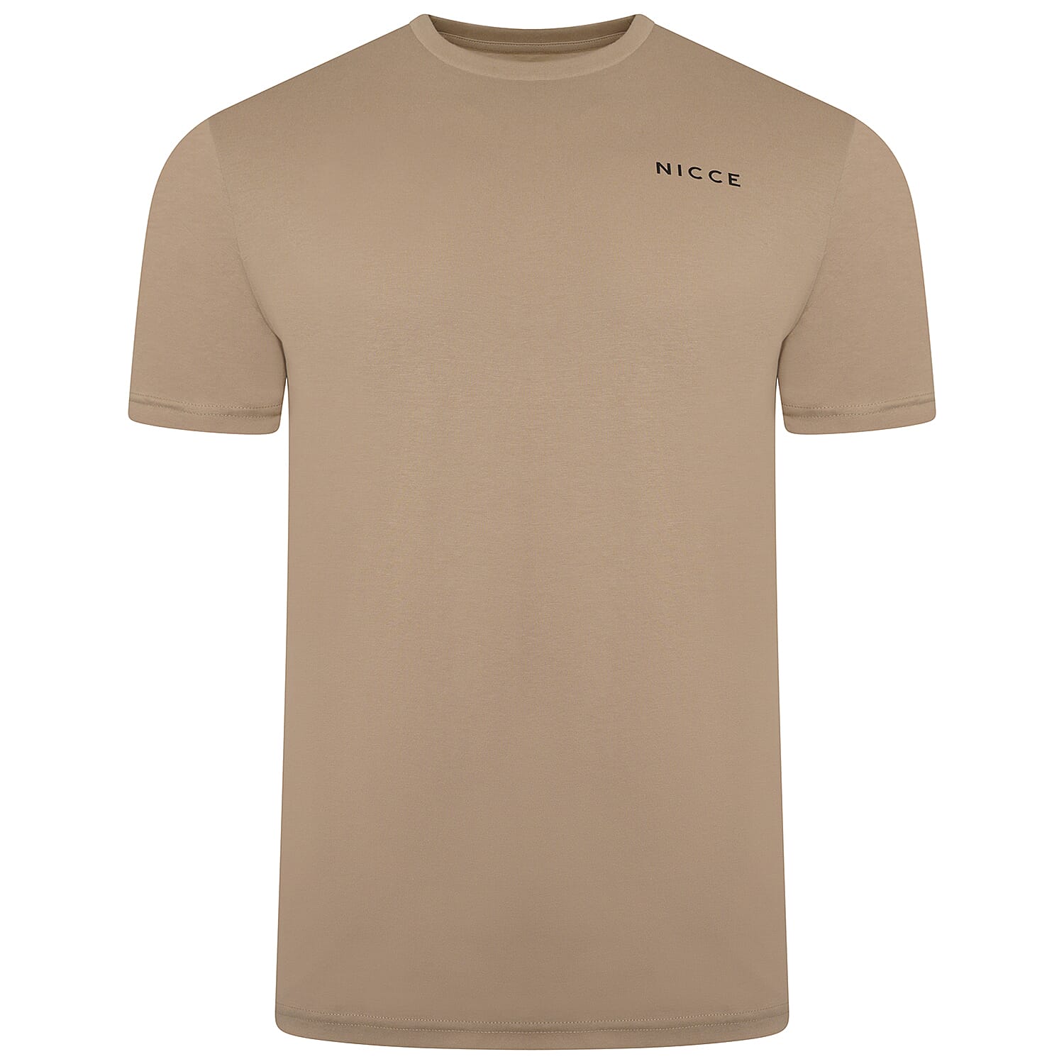 Set of 5 NICCE 100% Cotton Tee (Size S) - Earth Stone