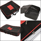 Set of 5 Non-Woven Fabric Storage Bags - Black