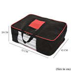 Set of 5 Non-Woven Fabric Storage Bags - Black