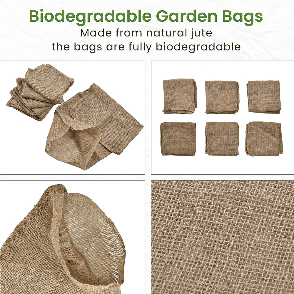 Set of 6 - Biodegradable Garden Bags (Size 95x45 cm)