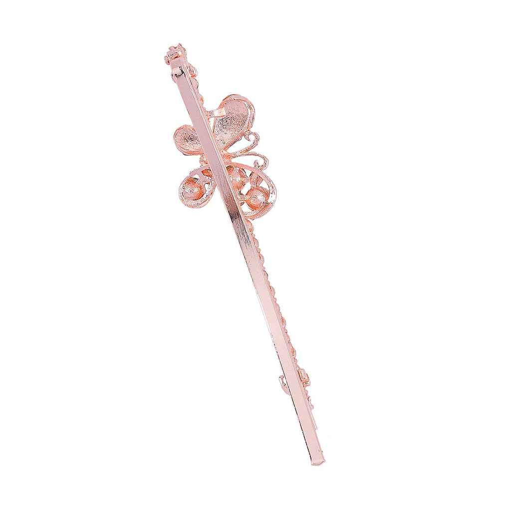Set of 12 - Multi Austrian Crystal Floral Hair Clips