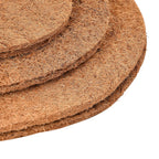 6 Natural Coconut Coir Reduce Weeds Bio Degradable Plant Protectors
