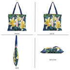 The Best Gifting offer - Designer Inspired Set of 6 Printed Reversible Zip Detail Tote Bags