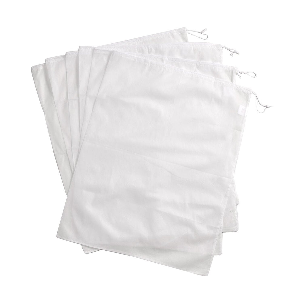 Set of 6 Reusable Plant Fleece Frost Cover Non-Wooven Fleece Frost Covers (Size 80x60 cm) - White