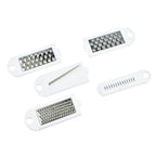 Set of 7 - Slicer and Grater (Size 31x10x4 cm) - White