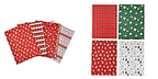 Set of 80 Pieces Wrapping Papers with 8 Different Design