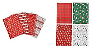Set of 80 Pieces Wrapping Papers with 8 Different Design