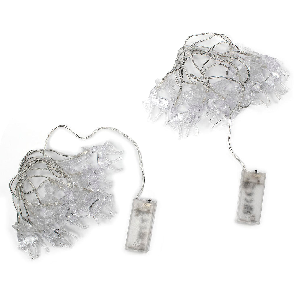 Set of 2 Reindeer String Lights