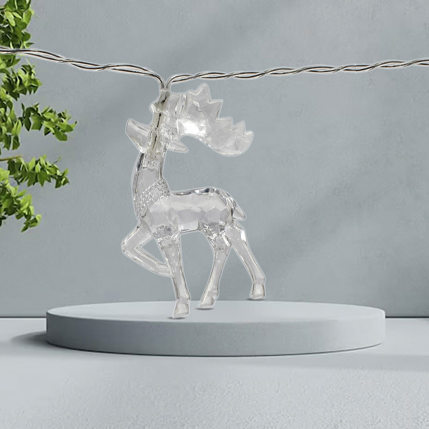 Set of 2 Reindeer String Lights