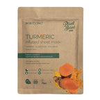 Set of Five Mask Incl. 3D Clay Mask, Warming Silver Foil Mask, Pumpkin Infused Sheet Mask, Turmeric Infused Sheet Mask and Rose Infused Sheet Mask