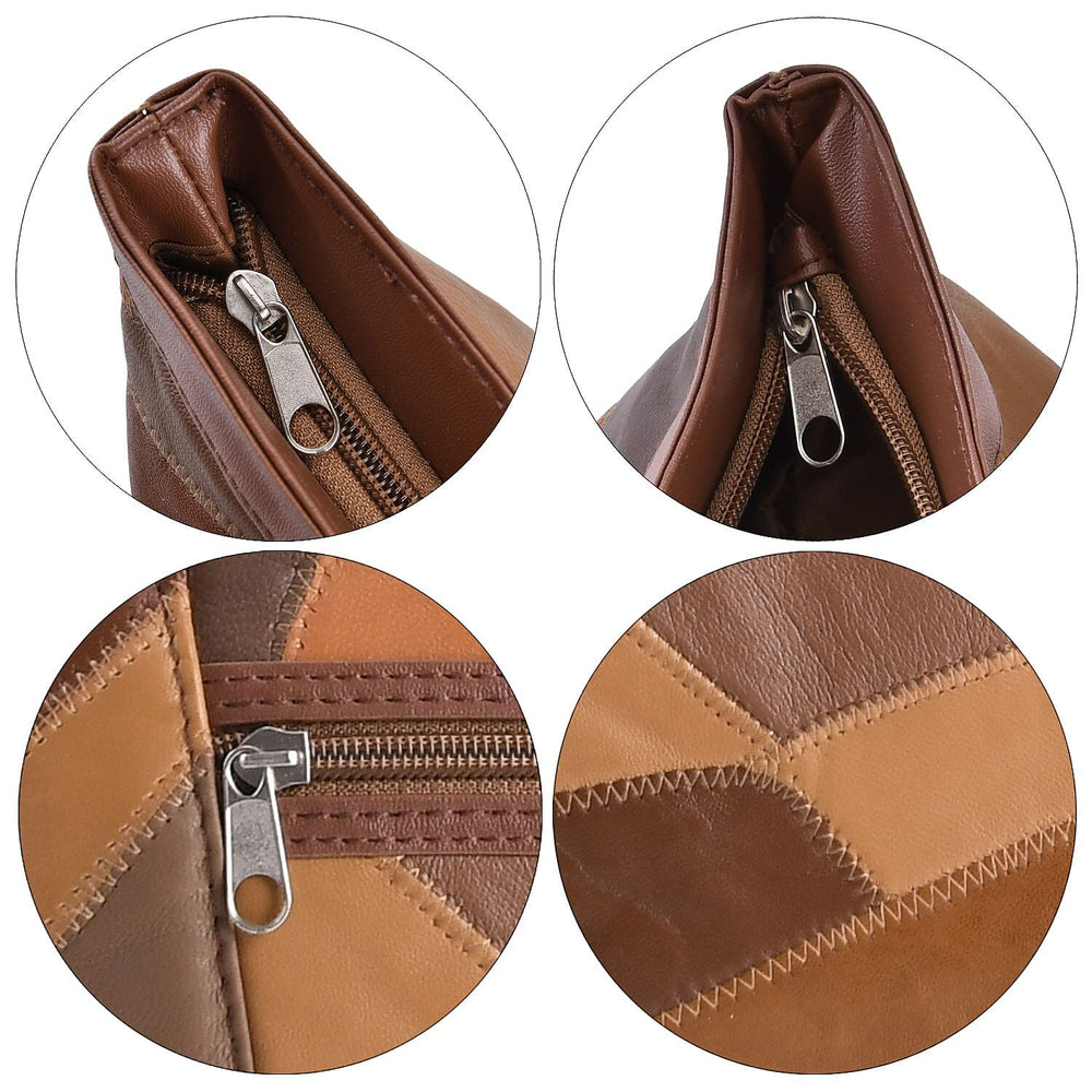 100% Genuine Leather Shoulder Bag (Size 37x25x9 cm) - Multi Color