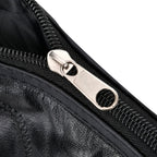 100% Genuine Leather Travel Duffle Bag (Size 51x23x28 cm) - Black