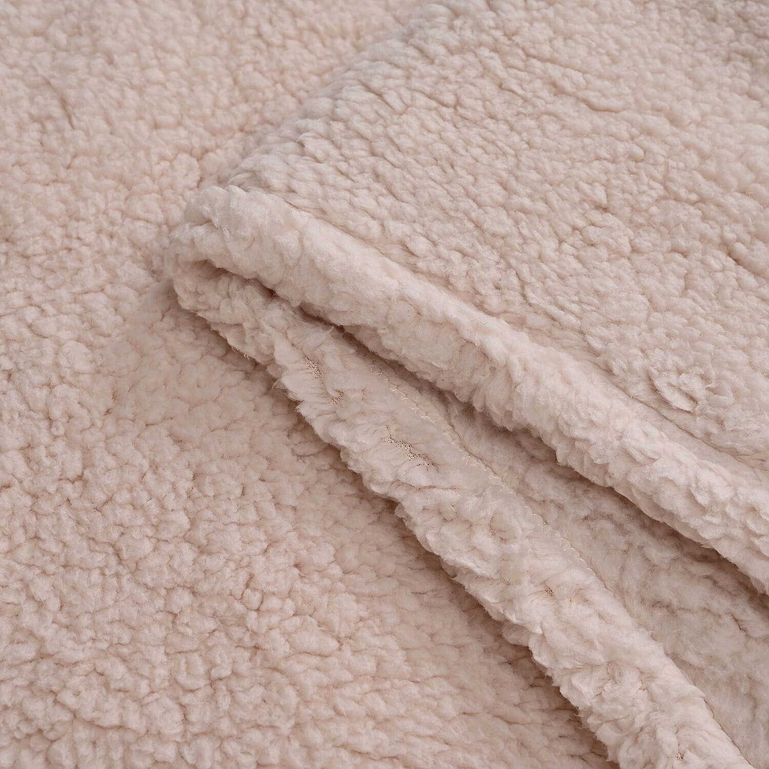 LUXURY DELUX Soft Sherpa Blanket  - Pink