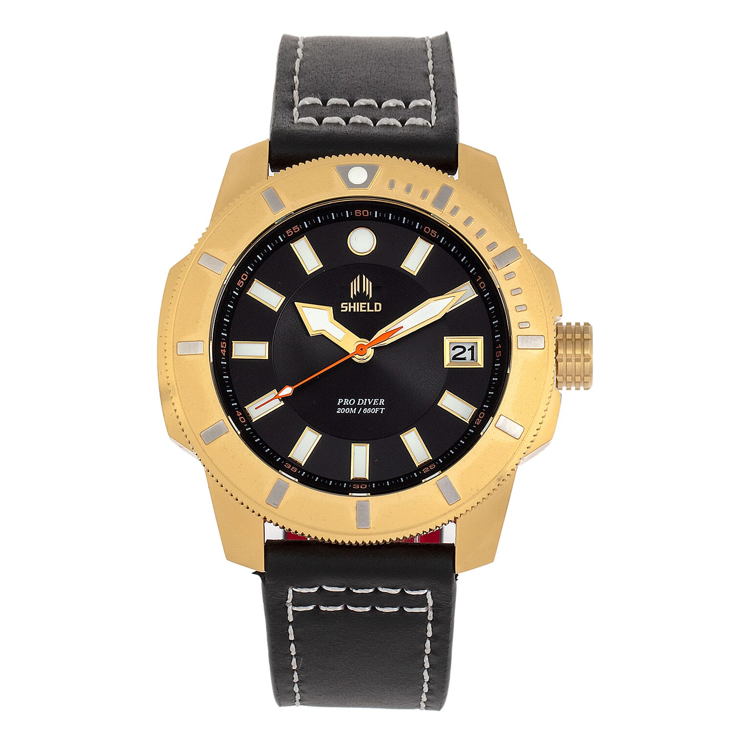 Shield Japanese Ladies Watch in Stainless Steel