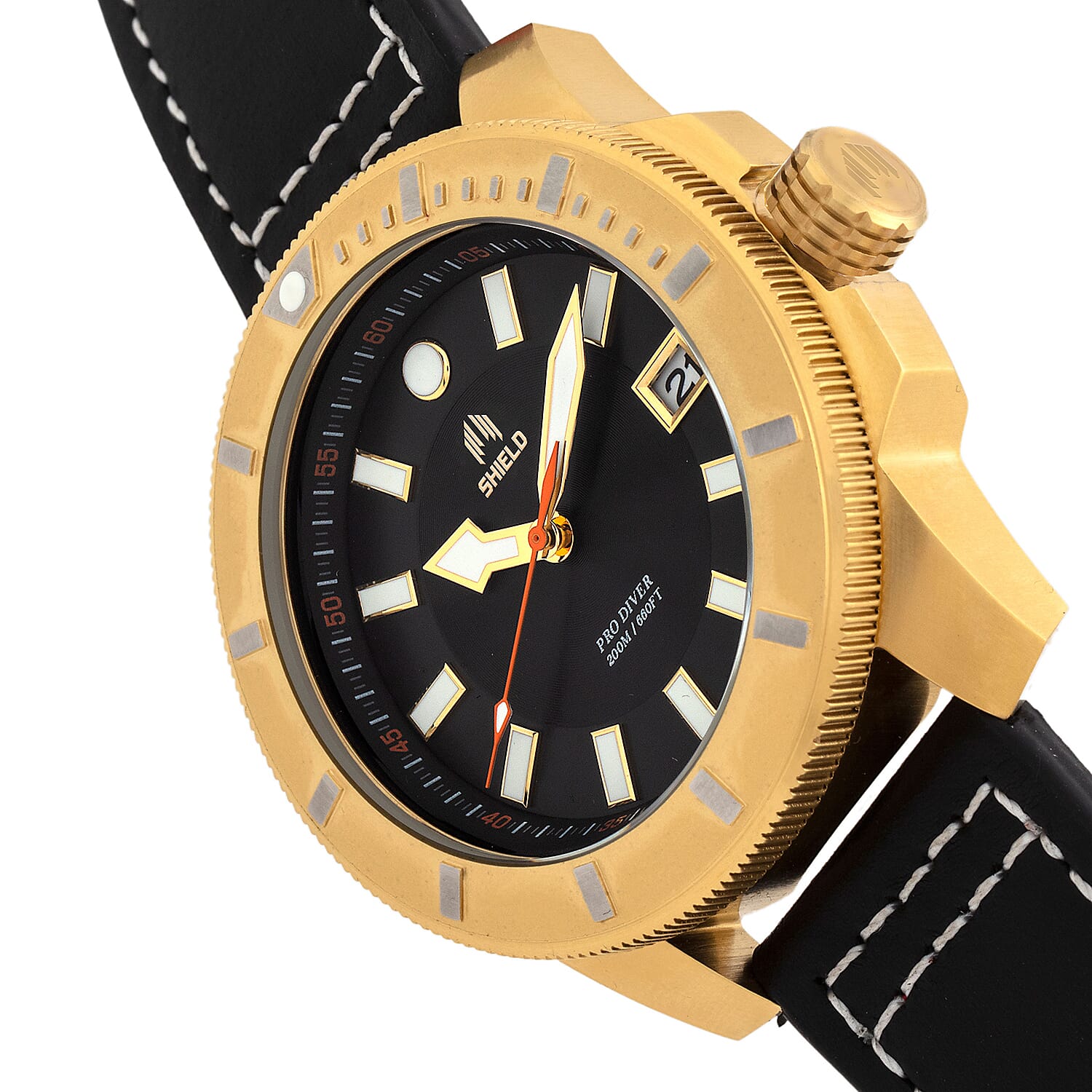 Shield Japanese Ladies Watch in Stainless Steel
