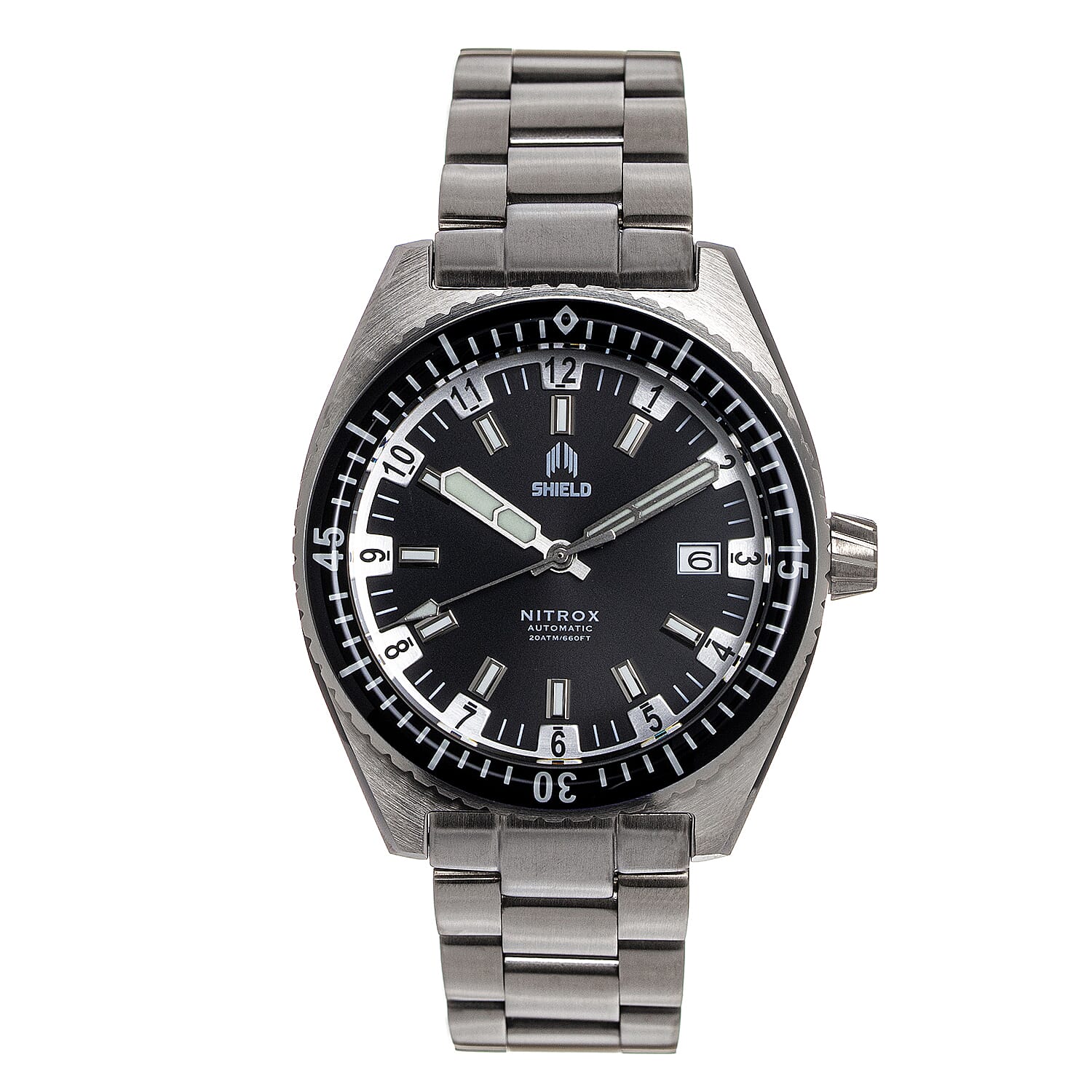 Shield Japanese Ladies Watch in Stainless Steel