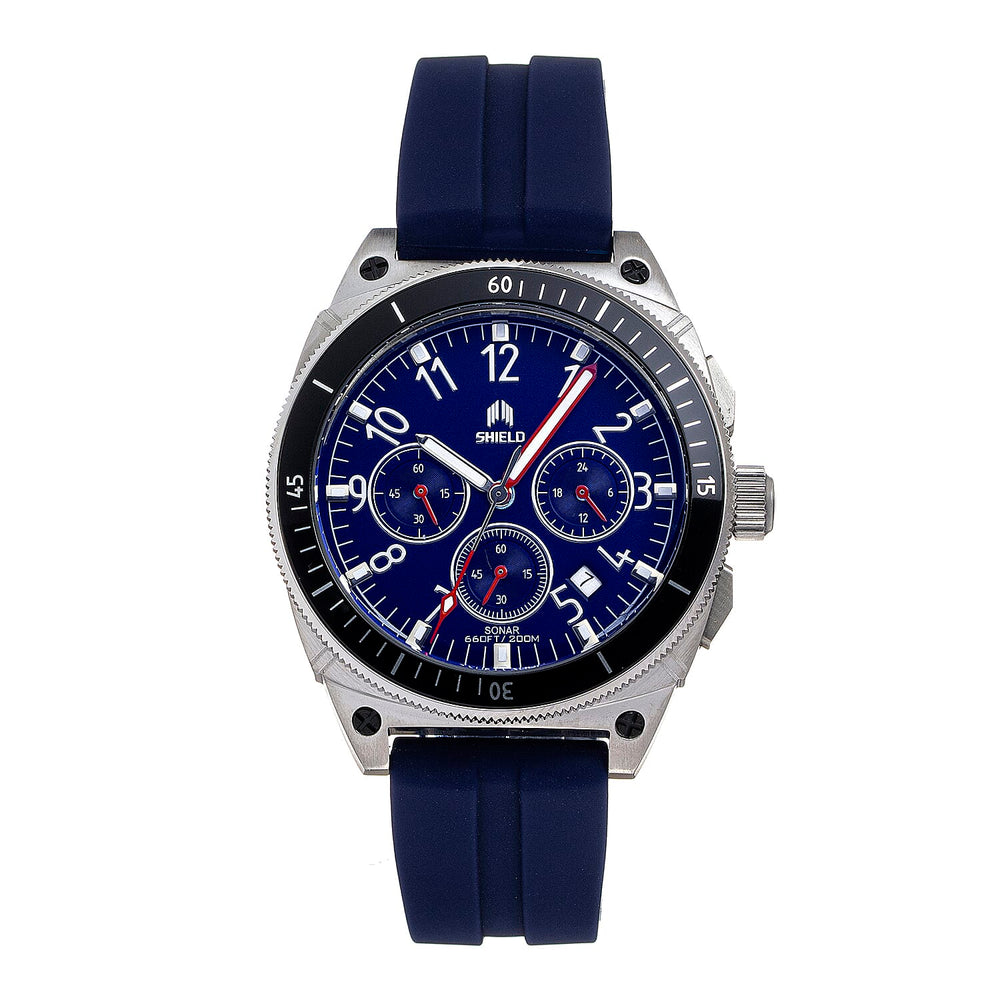 Shield Japanese Mens Watch in Stainless Steel