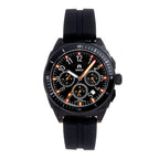 SHIELD Sonar Quartz Movt. Black Dial - Crown 20 ATM WR Mens Watch with Black Strap