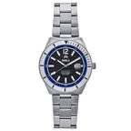 SHIELD Condor Swiss Quartz Movt. Black Dial 20 ATM WR Ladies Watch with Stainless Steel Chain Strap