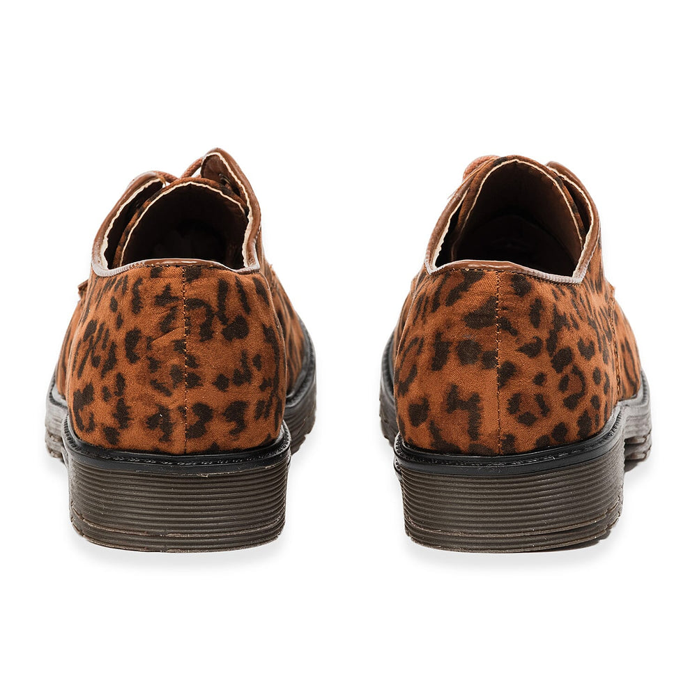 Shoe Clolate Womens Lace-Up Shoe (Size - 7) - Leopard