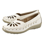 Shoe Tree Comfort Palma Lightweight Slip On Shoe (Size 3) - White