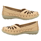 Shoe Tree Comfort Palma Lightweight Slip On Shoe (Size 4) - Beige