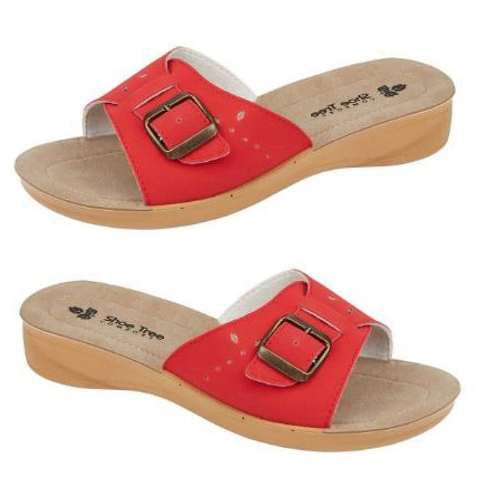Shoe Tree Ladies Ondara Sandal (Size 3) - Red