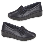 Shoertee Comfort Ladies Shoe (Size - 3) - Navy