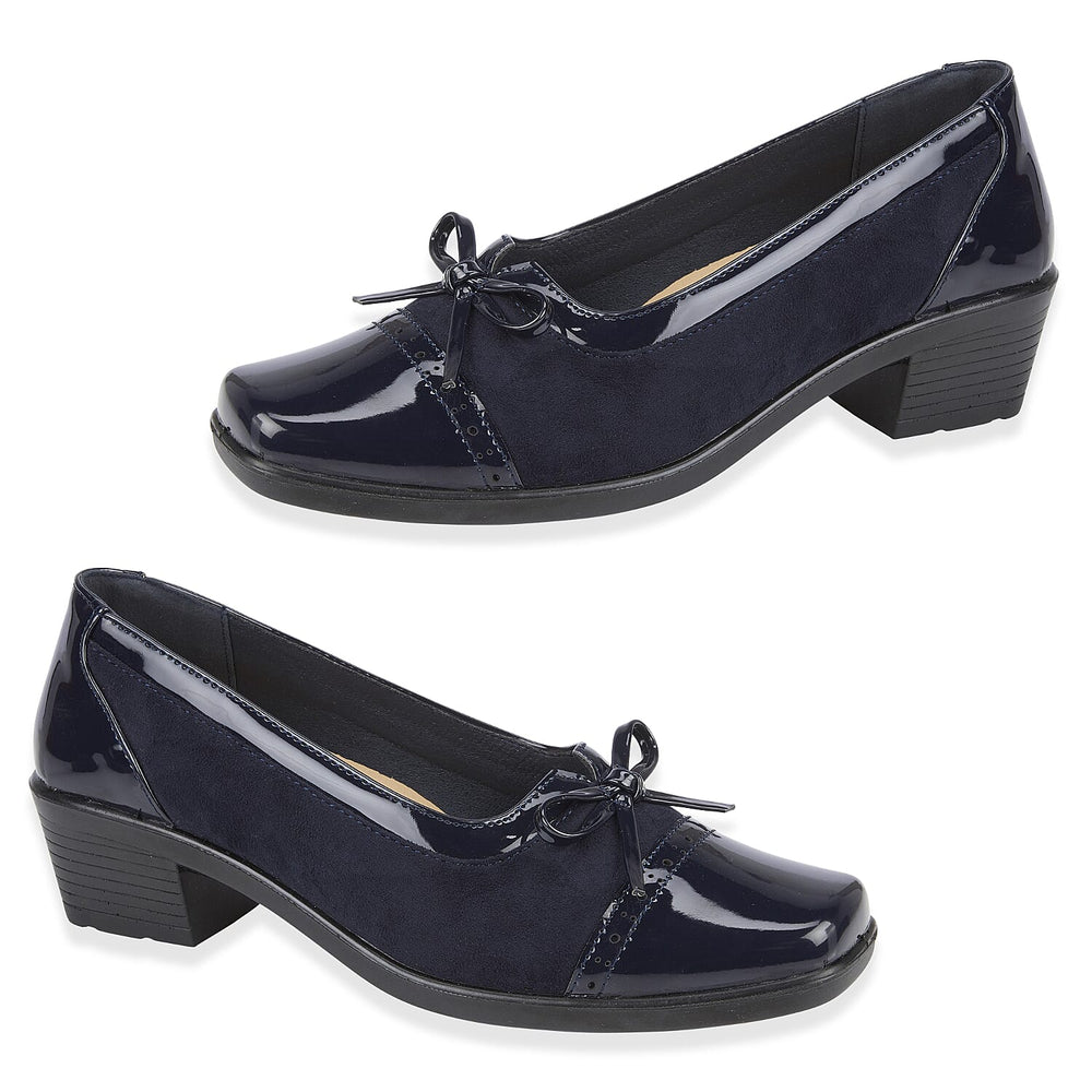 Shoertee Comfort Ladies Shoe (Size - 5) - Navy