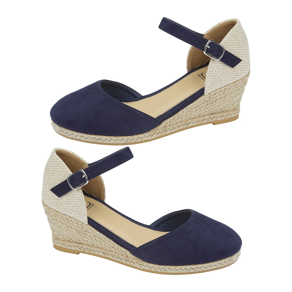 Shoes by Emma Ladies Sandal (Size 7) - Navy