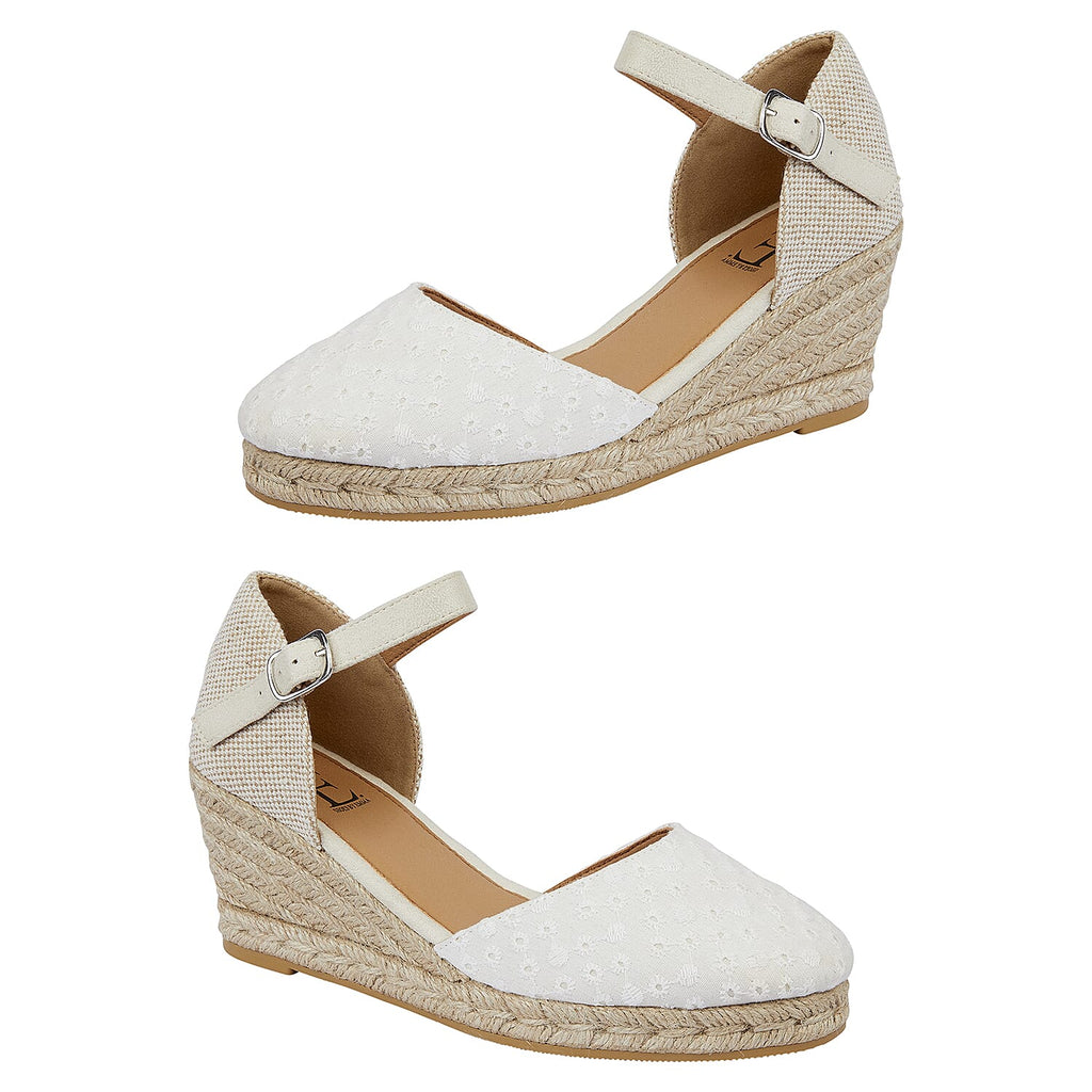 Shoes by Emma Ladies Sandal (Size 7) - White