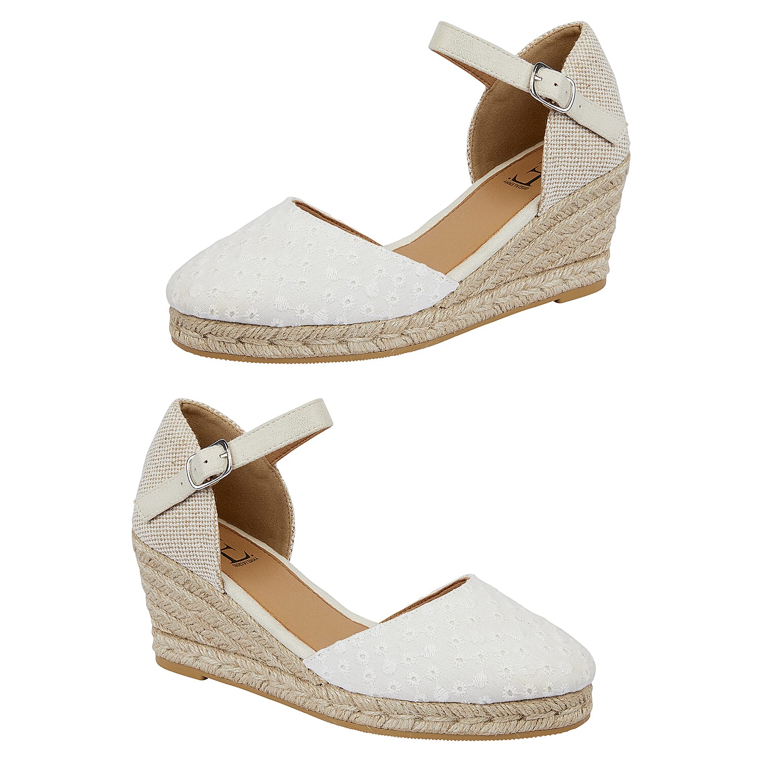 Shoes by Emma Ladies Sandal (Size 7) - White
