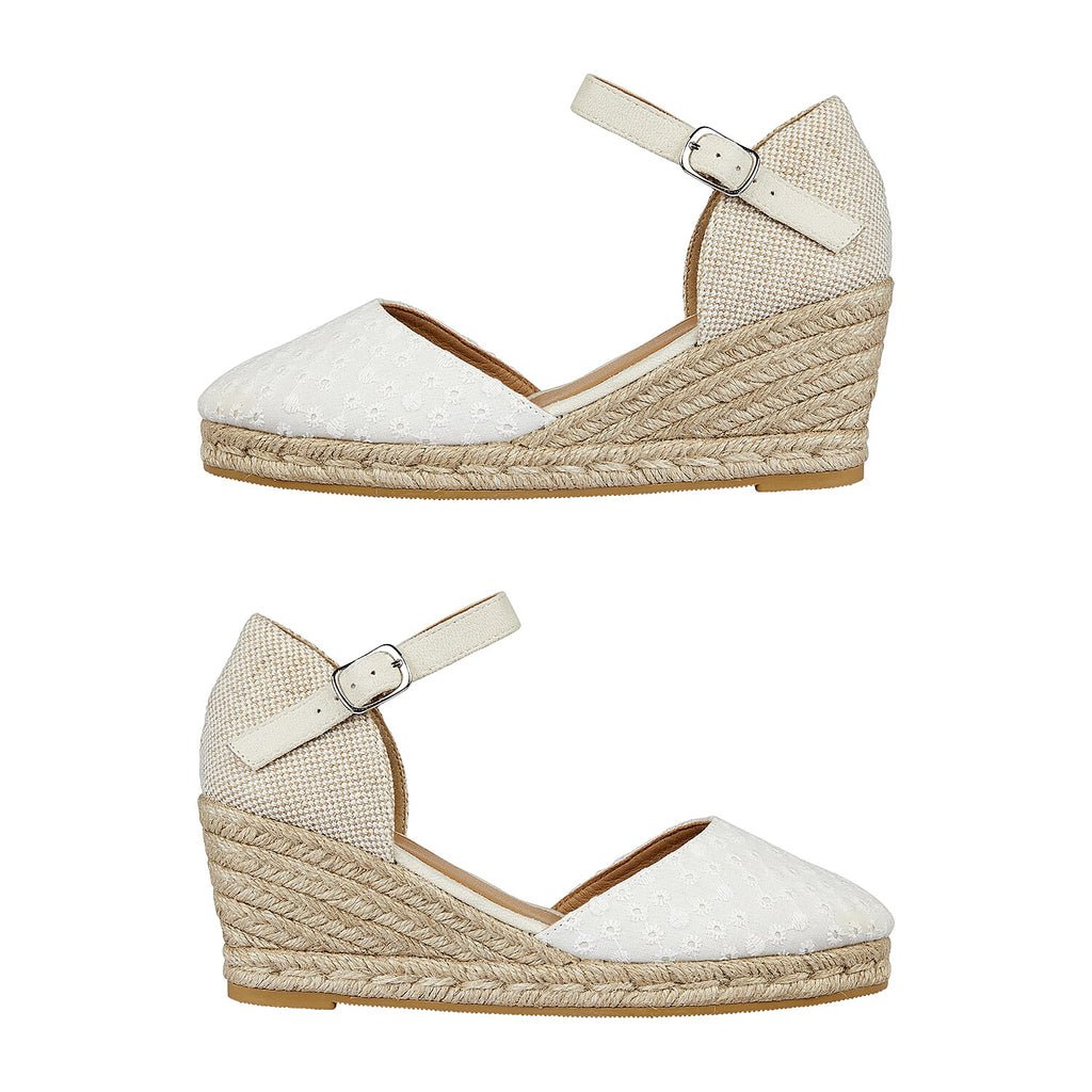 Shoes by Emma Ladies Sandal (Size 7) - White