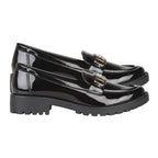 Emma Ladies Godiva Slip on Loafer Shoes (Size 5) - Black Patent