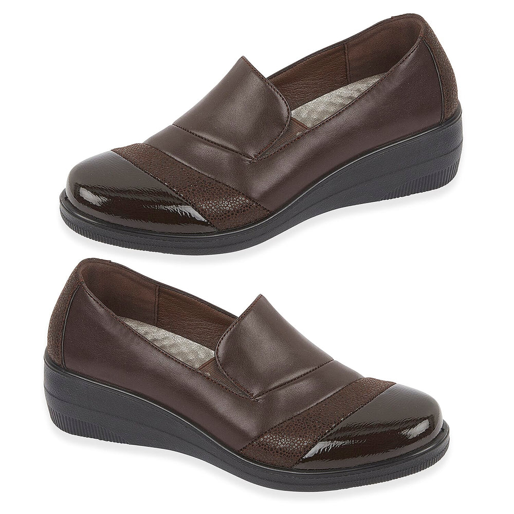 Shoertee Comfort Ladies Shoe (Size - 3) - Brown