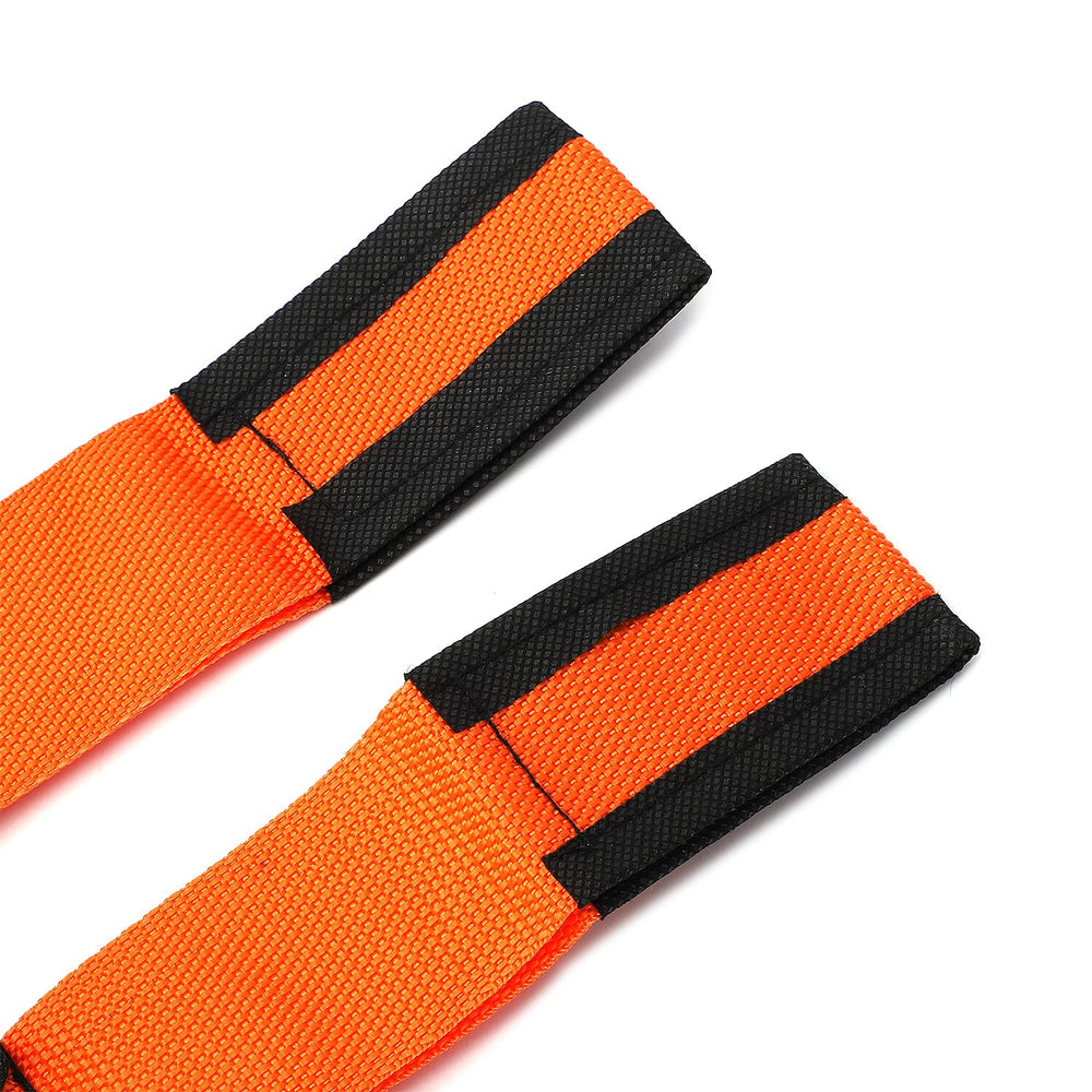 Multi Function Adjustable Lifting and Moving Strap with Hand Hold (Size Length - 24 -1.4, Width 4.5 Cm) - Orange