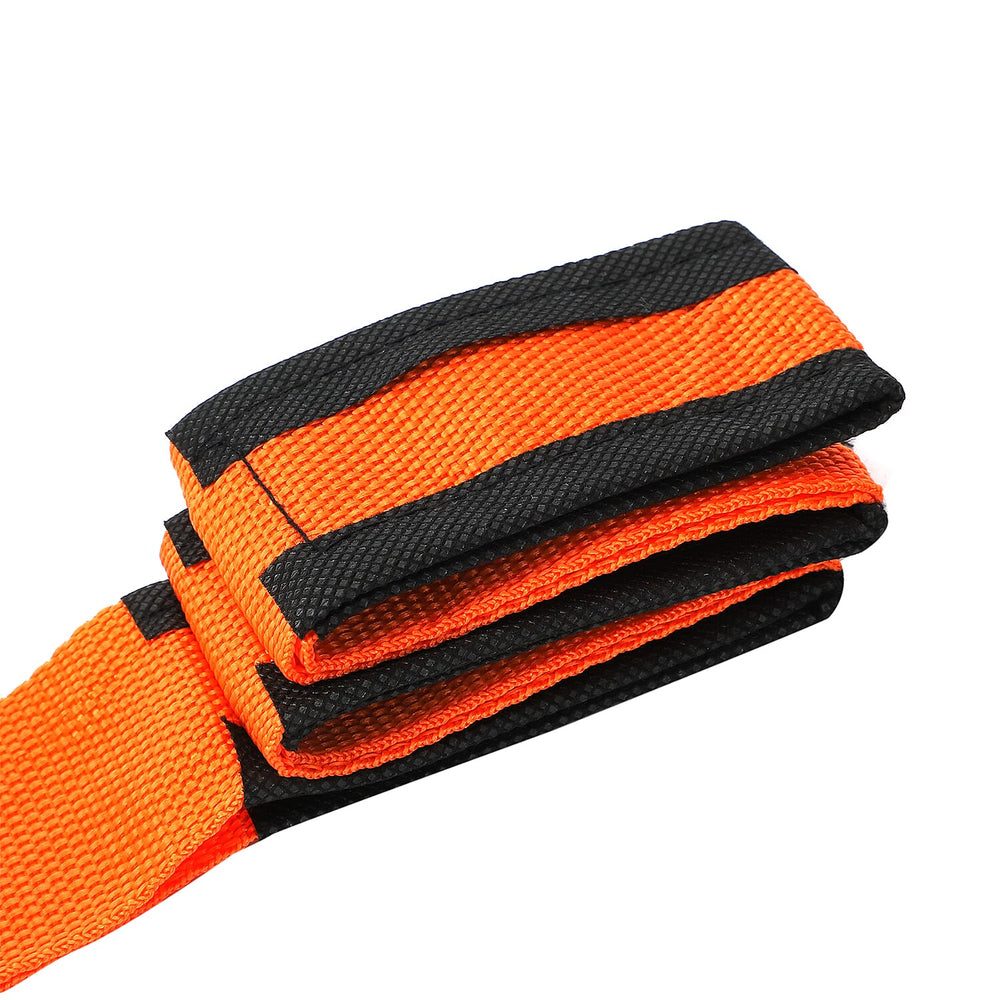 Multi Function Adjustable Lifting and Moving Strap with Hand Hold (Size Length - 24 -1.4, Width 4.5 Cm) - Orange