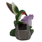 Set of 2 Bird and Butterfly Multicolor Solar Lights (Size 12x7.5x15 cm)