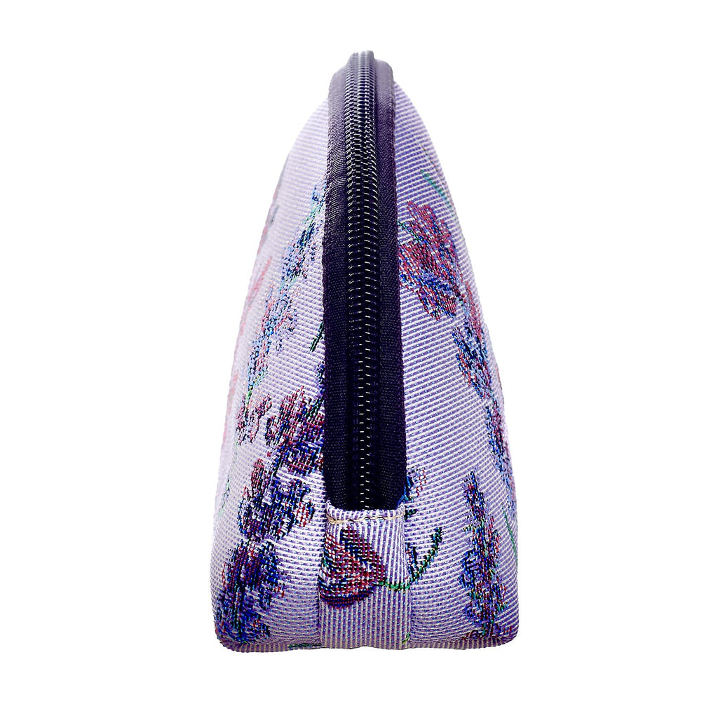 Signare Tapestry Collection - Designer Inspired Lavender Bloom Cosmetic Bag