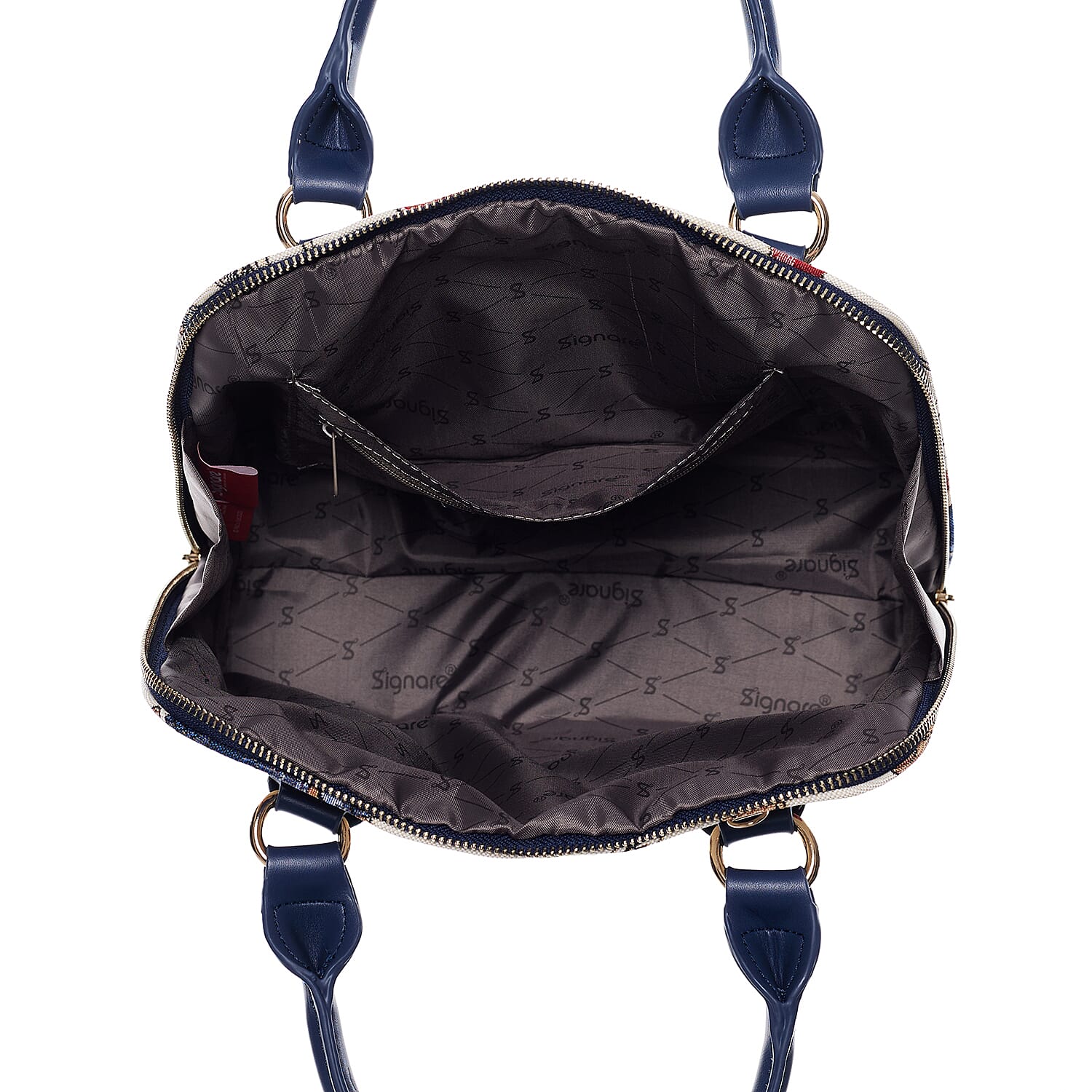 Signare Paddington Bear Print Convertible Handbag - Cream