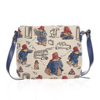 Signare Paddington Bear Satchel Crossbody Bag - Cream